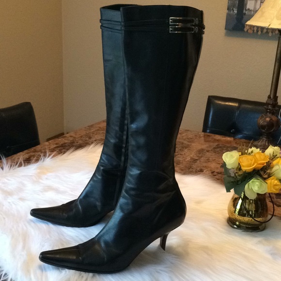 Dior Shoes - Christian Dior Leather Tall Boots